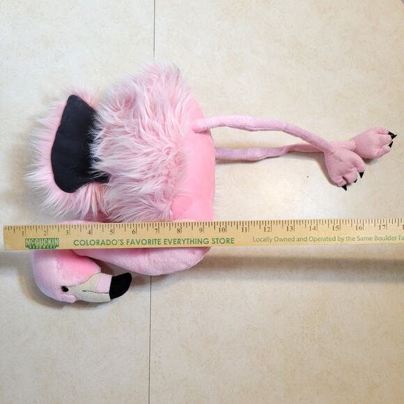 Pink Flamingo Stuffed Animal Plush Toy Bird Long Legs 17" Fluffy Wild Republic - Picture 10 of 16